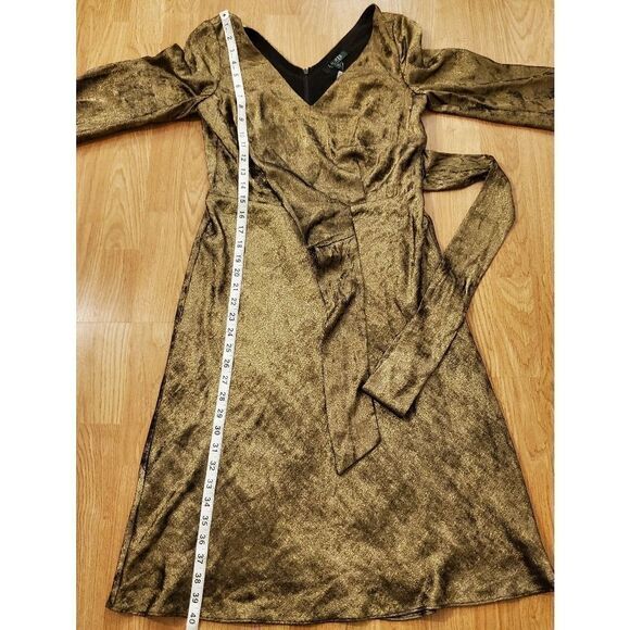 RALPH LAUREN Womens V- Neck Wrap Dress - Picture 8 of 15